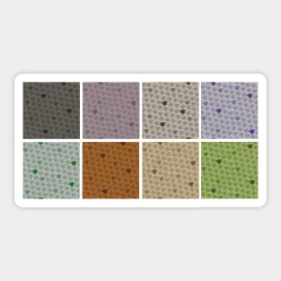 Houndstooth Swatch Blocks Sticker